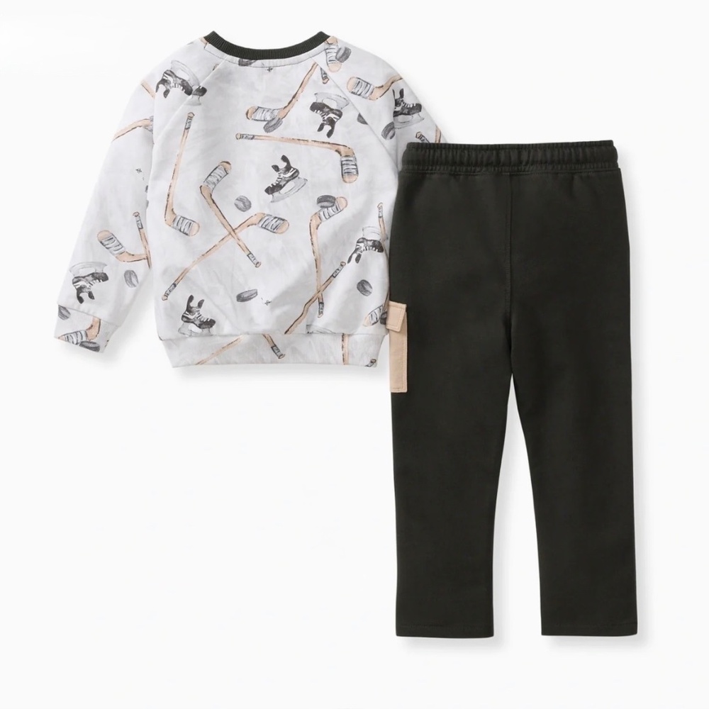 Hockey Season Sweatshirt & Pant Set